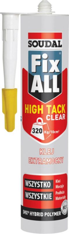 Klej Soudal Fix All High Tack 290 ml transparentny