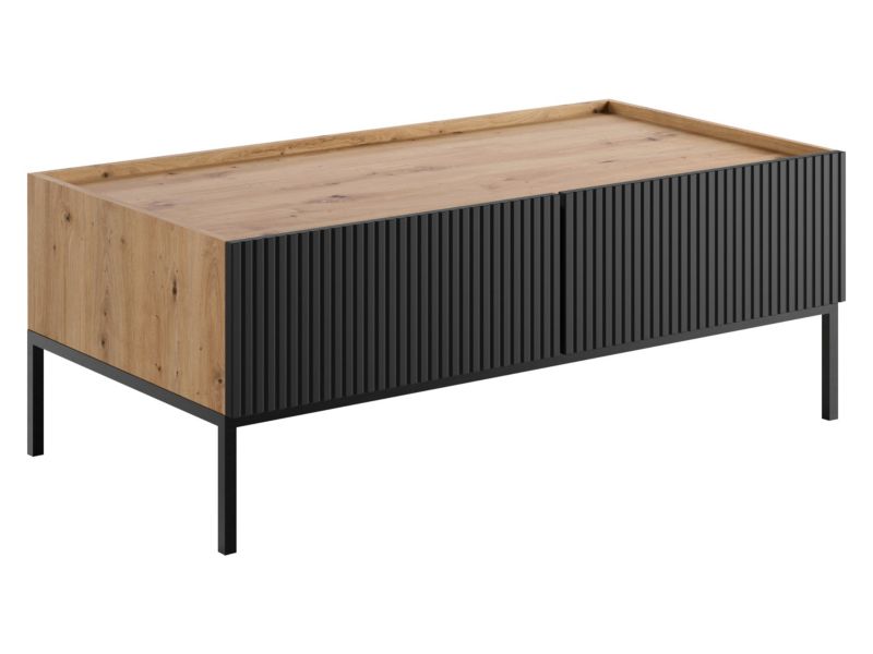 Stolik MIRJAN 24 Como 2SZ dąb artisan/czarny 1 szt.