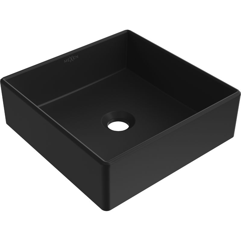 Umywalka nablatowa Mexen Goya czarna 35x35 cm 1 szt.