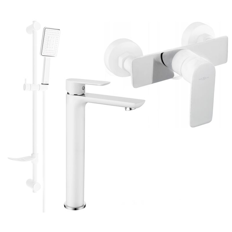 Zestaw prysznicowy Mexen Alfa biały/chrom 745714DF54-02 1 szt.