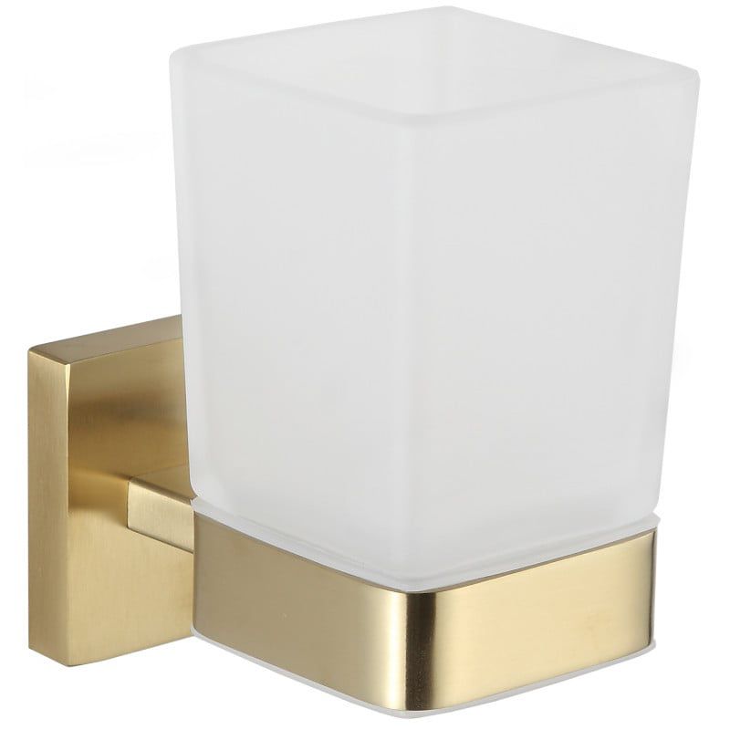 Kubek na szczoteczki Mexen Vox złoty 7x10,5 cm 1 szt.