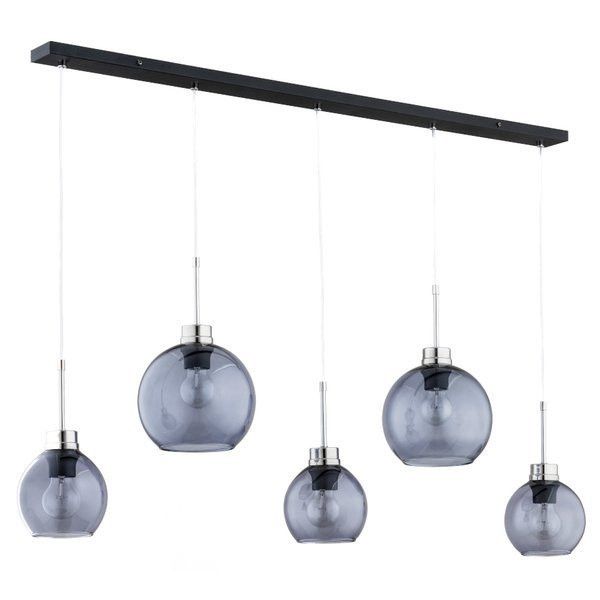 Lampa wisząca Alfa Natalia 1565 czarna nowoczesna 5xE27 x 15W 1 szt.