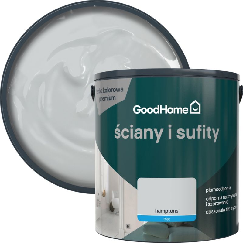 Farba plamoodporna GoodHome Premium Ściany i Sufity hamptons 5 l