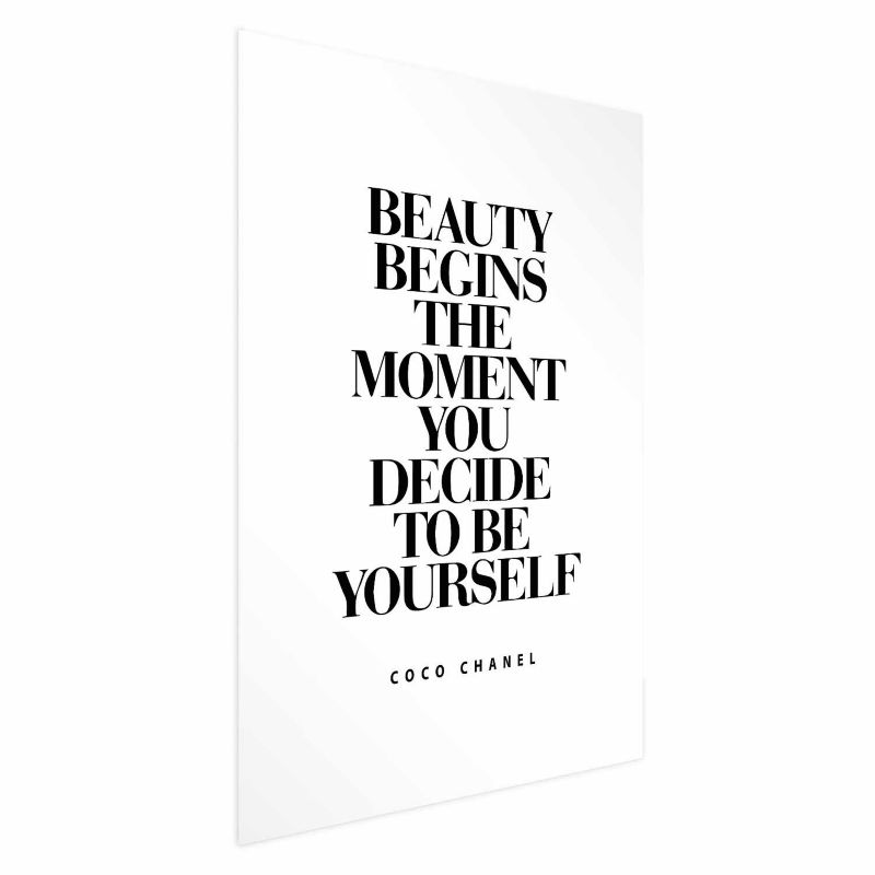 Plakat Artgeist Coco Chanel 29,7x42 cm bez ramy 1 szt