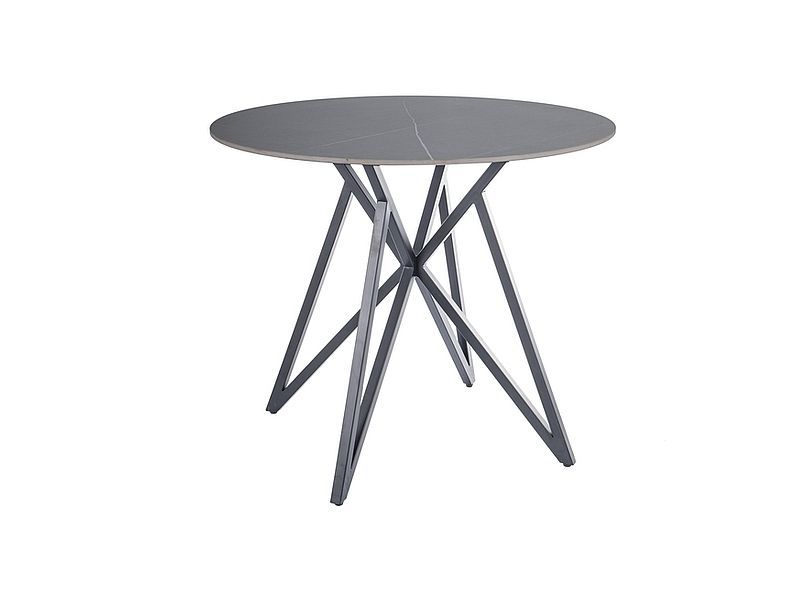 Stół okrągły MURANO 90x90 szary/czarny SIGNAL 1 szt.