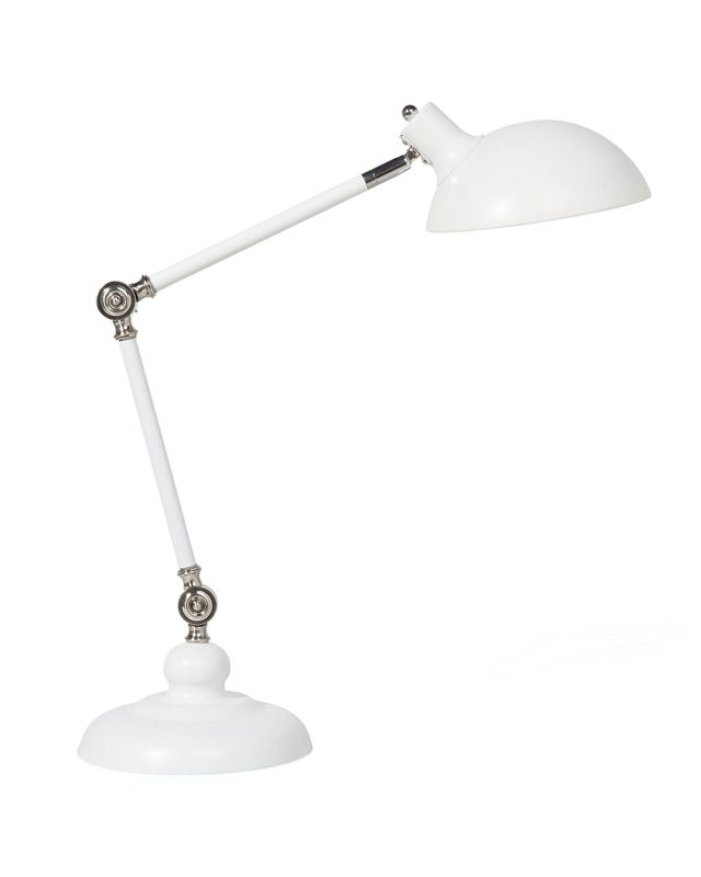 Lampa biurkowa Meramec Regulowana Metal Biały 1 szt.