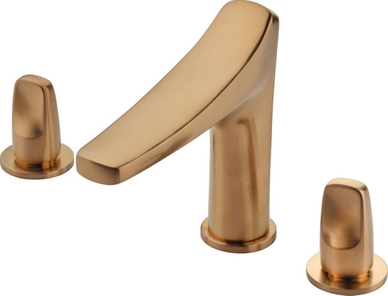 Bateria umywalkowa Teka Sense dwuuchwytowa 3-otworowa brązowa 15,9 cm Super Eco 1 szt.