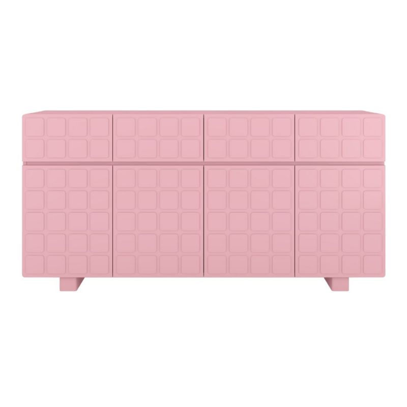 Komoda z frontami 3D Skandica CUBO long pudrowy róż169cm 1 szt.