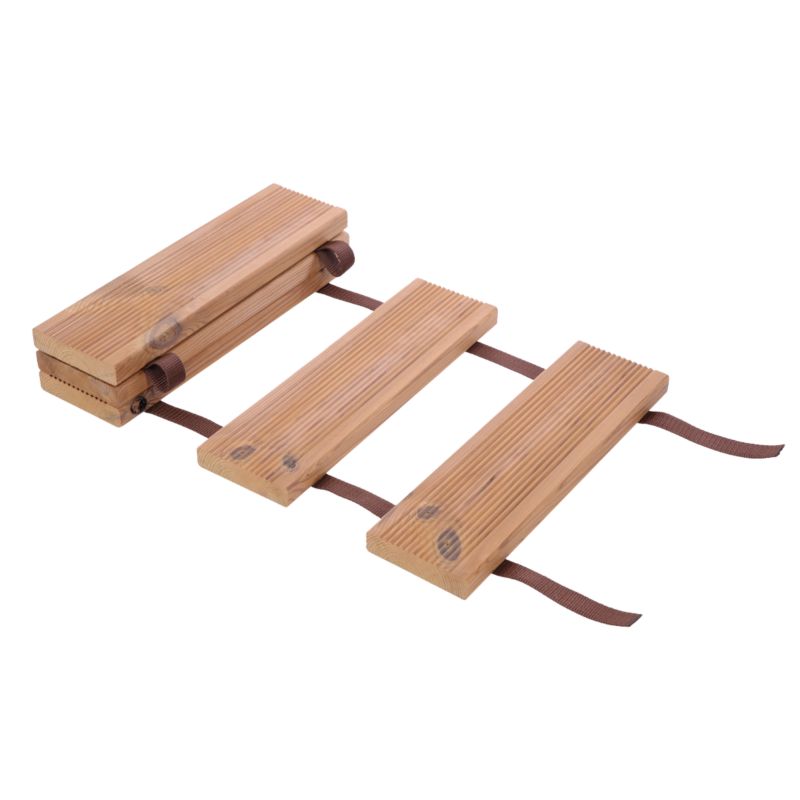 Ścieżka ogrodowa MODO24 termososna drewniana odporna na warunki atmosferyczne 0,4x1 m 1 szt.