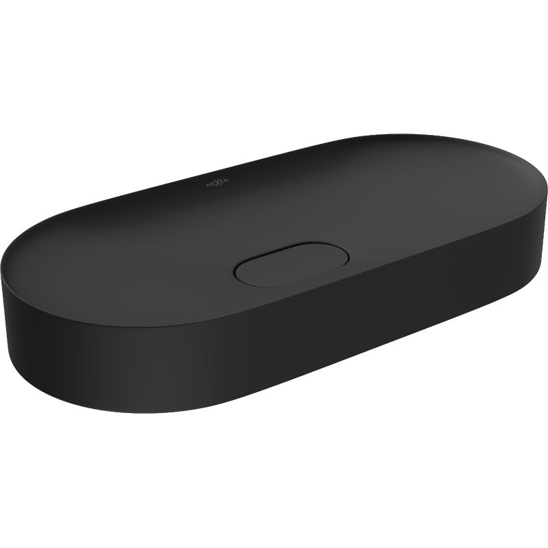 Umywalka nablatowa Mexen Sofia czarna 70 x 35 cm 1 szt.