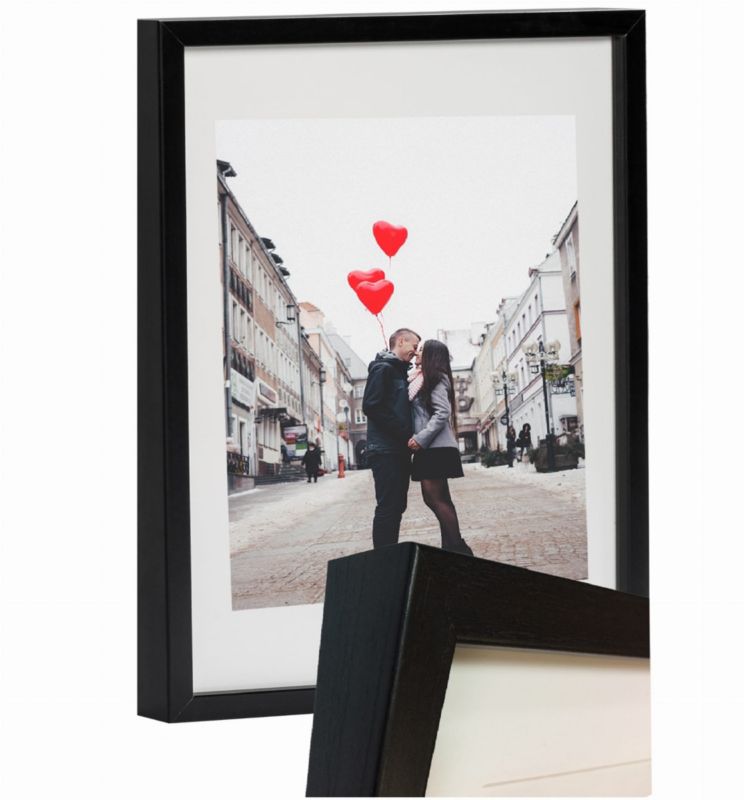 Ramka na plakat BD art 30x40 cm z passe-partout czarna 1 szt.