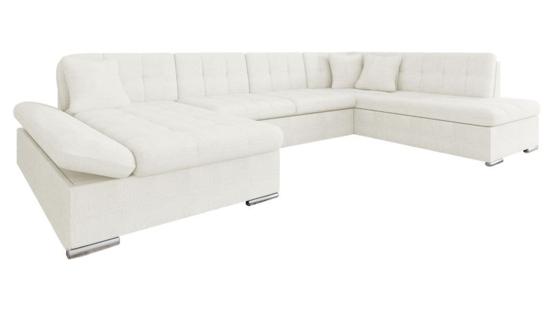 Narożnik z funkcją spania MIRJAN 24 Bergen lewy śmietankowy 1 szt.