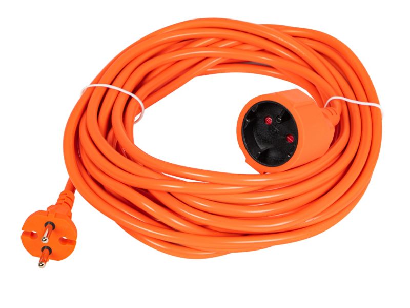 Przedłużacz ogrodowy BLOW do kosiarki budowlany gruby pojedynczy sznur 2x1,5 10m 1 szt.