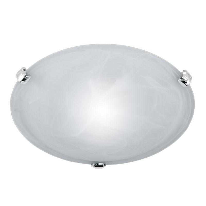 Plafon sufitowy Trio Adrian srebrno-biały 1 x E27 x 40W IP20 wym: 9 x 30 x 30 cm - 1 szt.