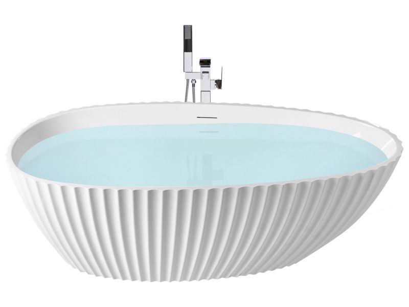 Wanna wolnostojąca Tefe 170 x 78 cm Biały 1 szt.