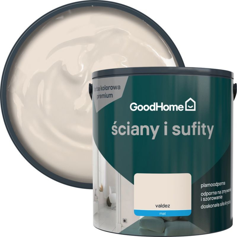 Farba plamoodporna GoodHome Premium valdez 5 l