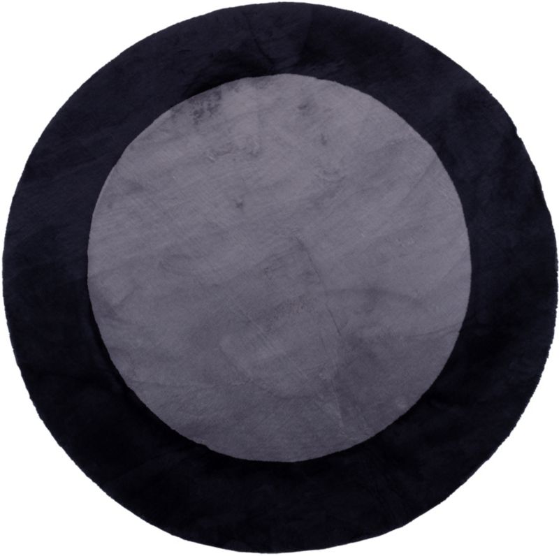 Dywan Multidecor Maximo 120 cm koło ramka antracytowo-czarna 1 szt.