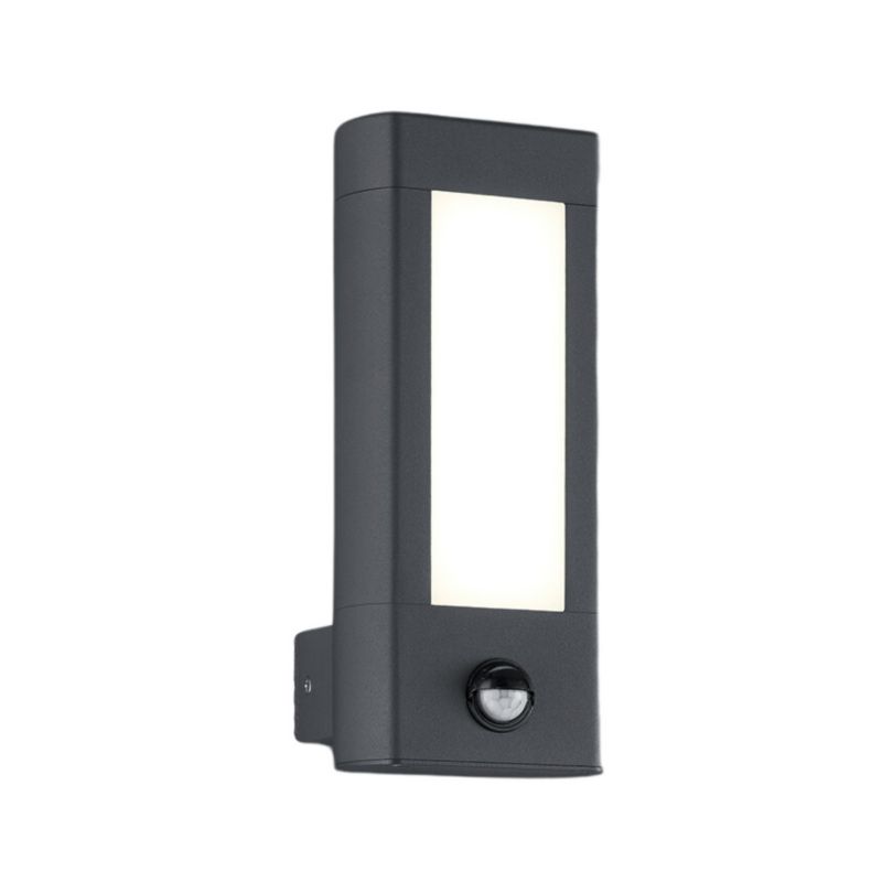 Kinkiet zewnętrzny z czujnikiem Trio Rhine antracytowo-biały LED 4.5W 3000K 450lm IP54 wym: 28 x 11 x 12 cm aluminium - 1 szt.