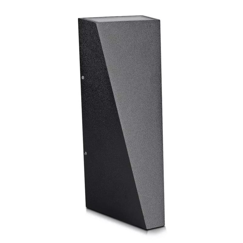 Kinkiet ścienny zewnętrzny V-TAC czarny LED 4W 3000K 450lm IP65 wym: 20 x 9 x 9 cm aluminium - 1 szt.