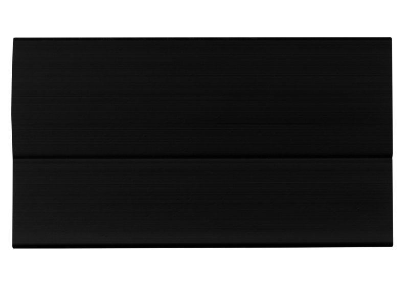 Samoprzylepna listwa przypodłogowa PCV 23x32mm, QUEST, elastyczna, miękka listwa podłogowa, cokołowa, czarny, 25m