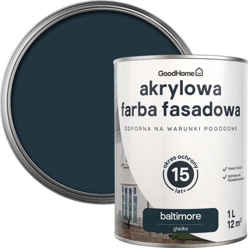 Farba elewacyjna GoodHome baltimore 1 l