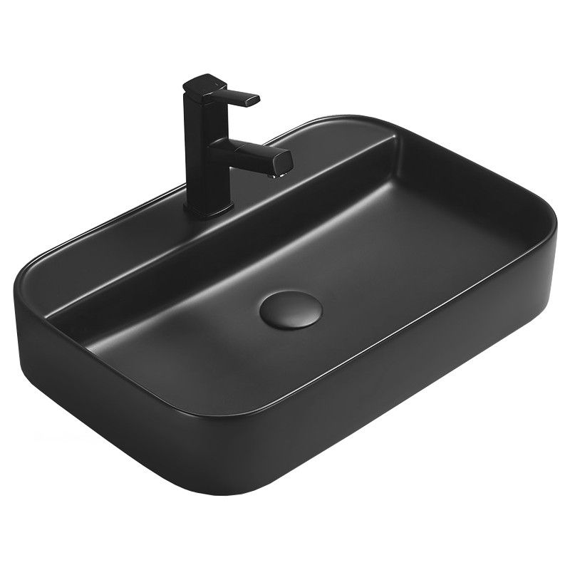 Umywalka nablatowa Mexen Sofia czarna 60x40 cm 1 szt.
