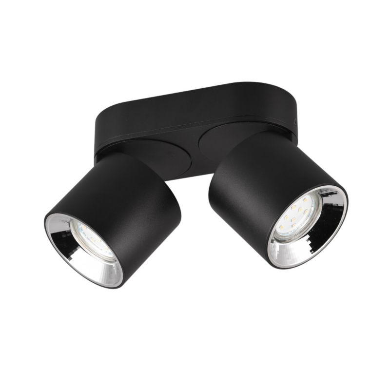 Reflektor spot Trio Guayana czarny 2 x GU10 x 10W IP20 wym: 12 x 18 x 8,7 cm - 1 szt.