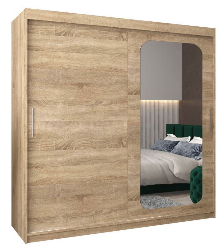 Szafa przesuwna Garderoba Abiks PROMO T2 200 sonoma/sonoma 1 szt.