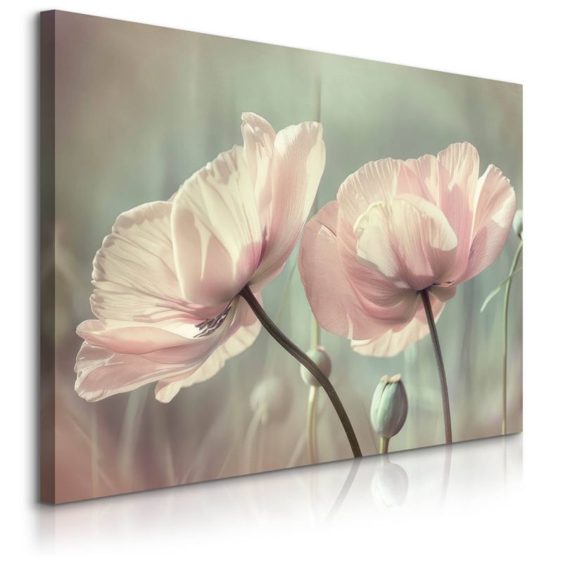 Obraz Muralo Tulipany Kwiaty Natura Rośliny 100x70 cm 1 szt.