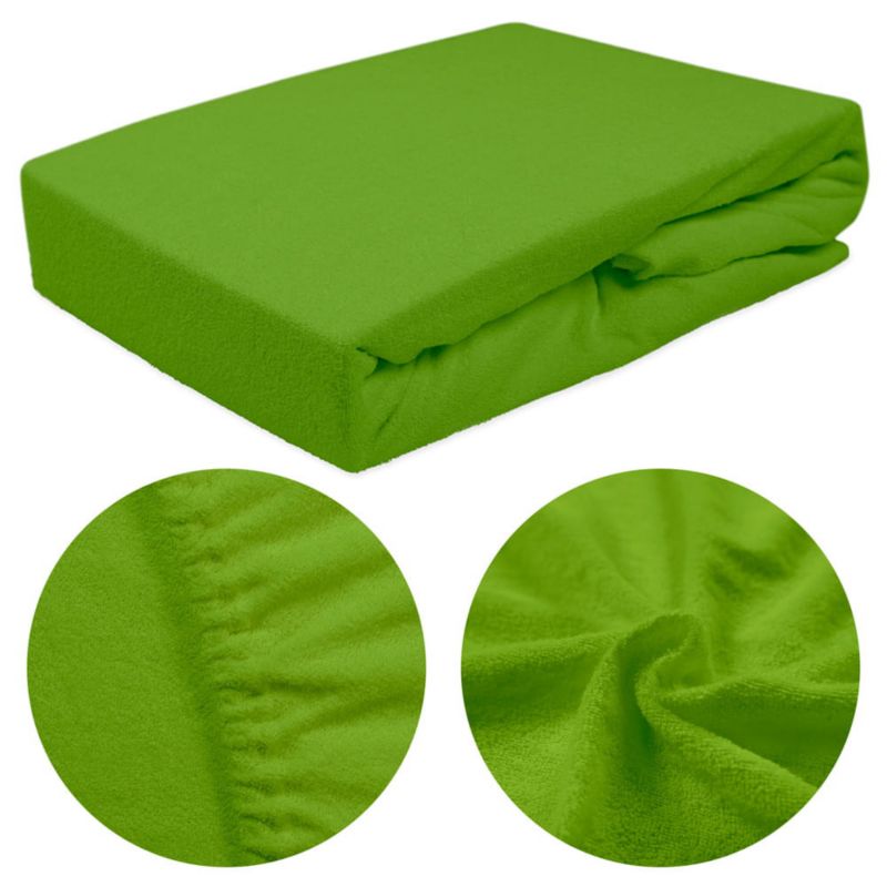 Prześcieradło frotte z gumką Darymex 120x200 kolor kaktus 1 szt.