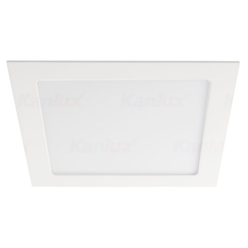Oprawa sufitowa wpuszczana Kanlux Katro łazienkowa biała LED 24W 3000K 1560lm IP44 wym: 30 x 30 cm kwadratowa - 1 szt.