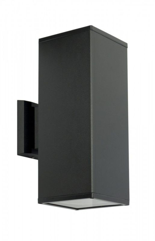 Kinkiet ścienny zewnętrzny SU-MA Adela czarny 2 x E27 x IP54 wym: 30 x 12 x 18,5 cm - 1 szt.