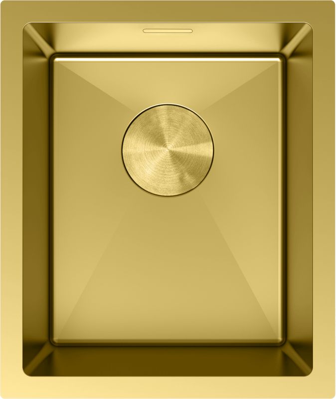 Zlewozmywak stalowy podblatowy Mexen Trixo złoty 370 x 440 mm 1-komorowy 1 szt.