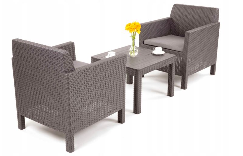 Zestaw Mebli Ogrodowych Keter Orlando Weekend 65x65x75cm Cappuccino 1 kpl.