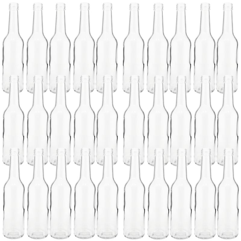 Butelki szklane MODO24 330 ml na soki nalewki i syropy fi 28 bez nakrętek 30 szt.