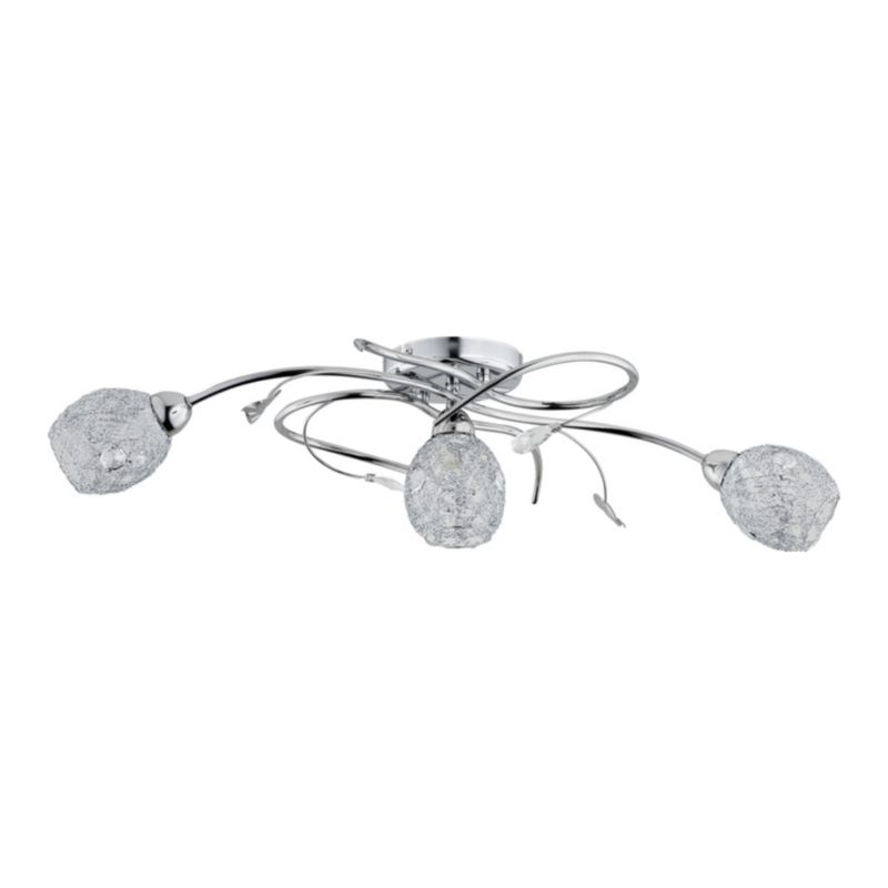 Lampa sufitowa wisząca Alfa Orlean chromowana kryształowa 3xE14 x 10W 1 szt.
