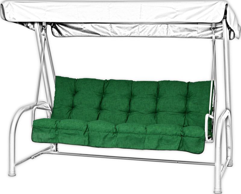 Poduszka na huśtawkę ogrodową AMPO 150 cm zielony 1 szt.