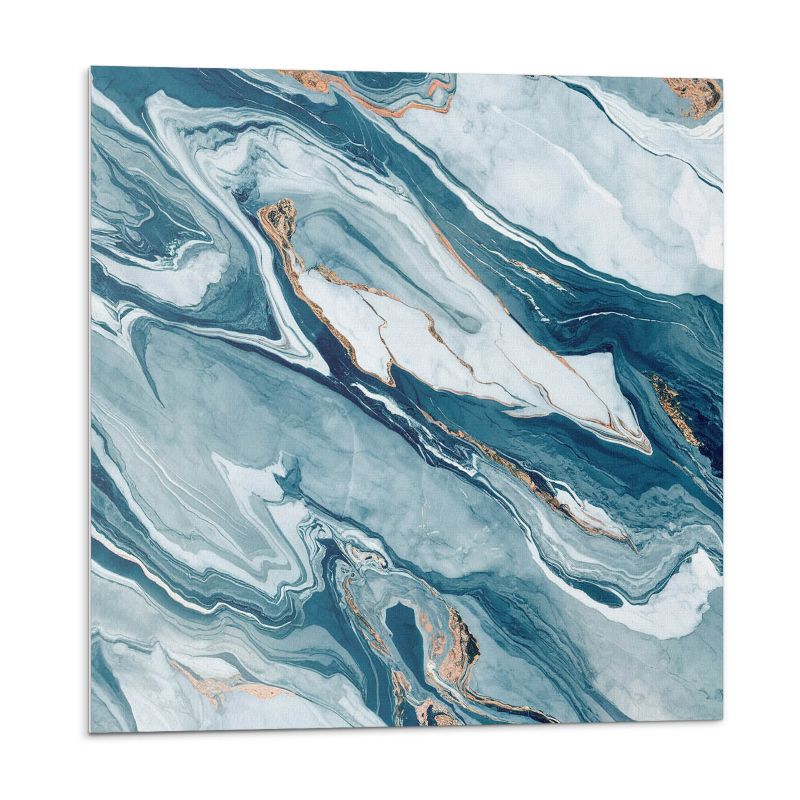 Kafelki samoprzylepne Wallfluent 30x30 cm Dynamiczne fale w stylu abstrakcyjnym 9 szt.