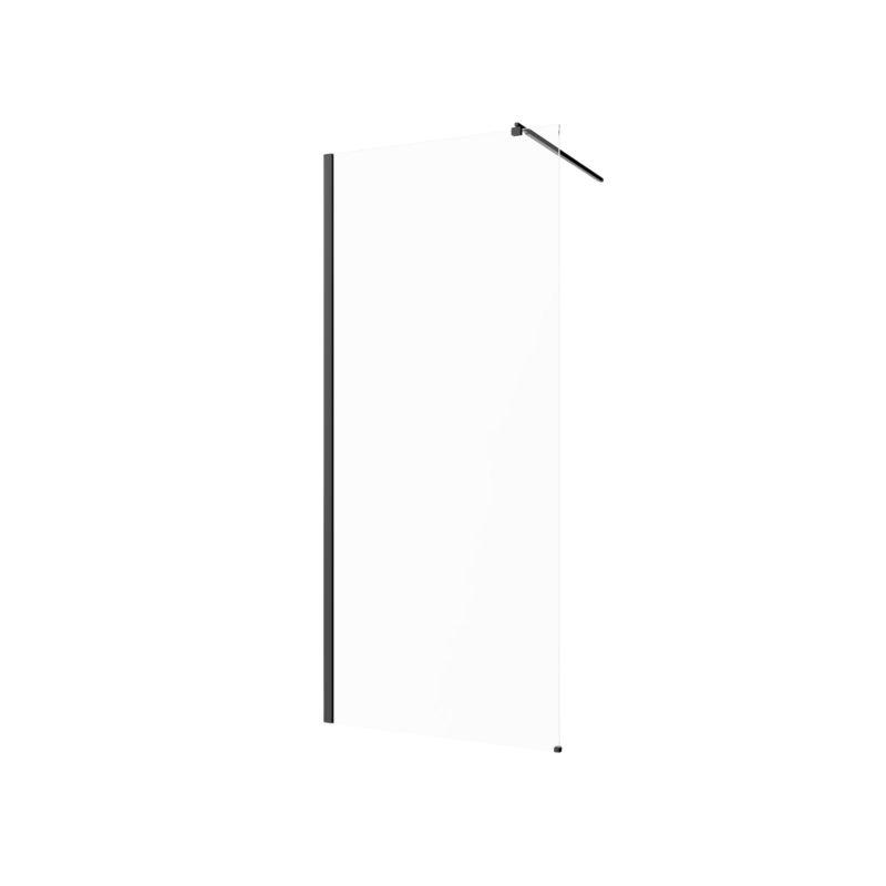 Kabina prysznicowa Invena Walk-In II z czarnym profilem 200 x 100 cm 1 szt. , 1 szt.