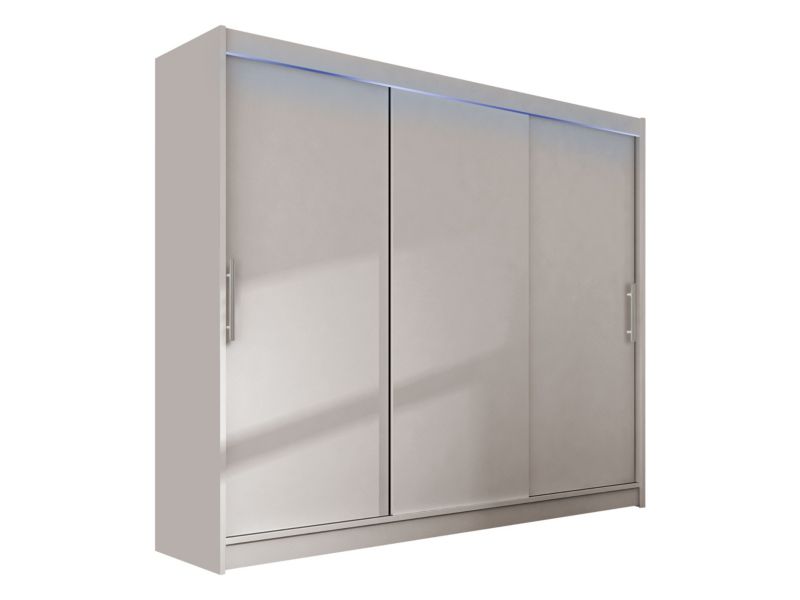 Szafa MIRJAN 24 z drzwiami przesuwnymi Aston II z oświetleniem RGB kaszmir 1 szt.