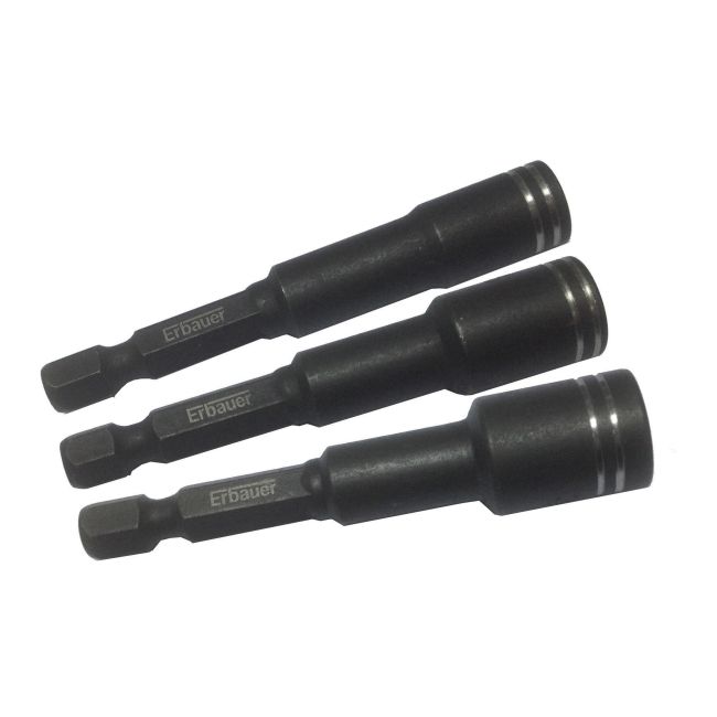 Zestaw uchwytów do nakrętek Erbauer 3 szt.