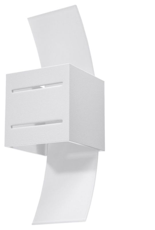 Kinkiet ścienny Sollux Lighting Loreto biały 1 x G9 x 40W IP20 wym: 30 x 12 x 12 cm - 1 szt.