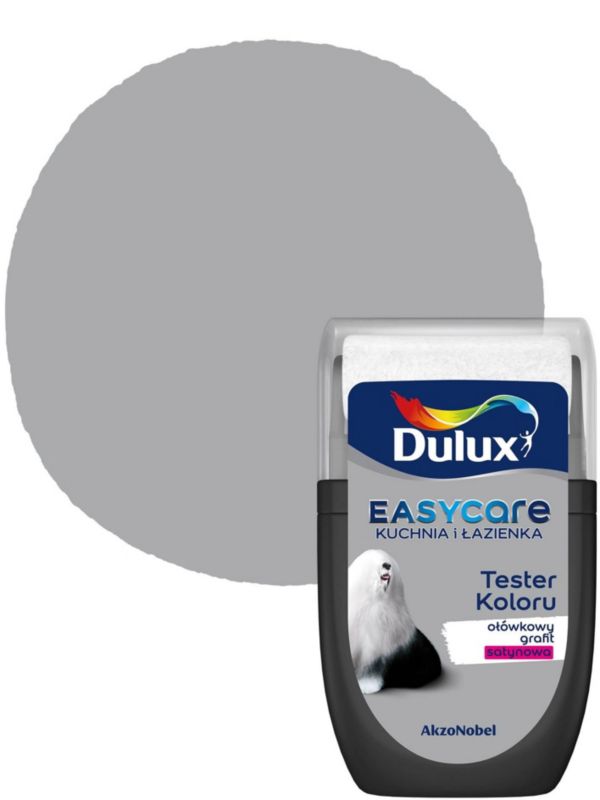 Farba Dulux EasyCare Kuchnia i Łazienka ołówkowy grafit satyna 30 ml