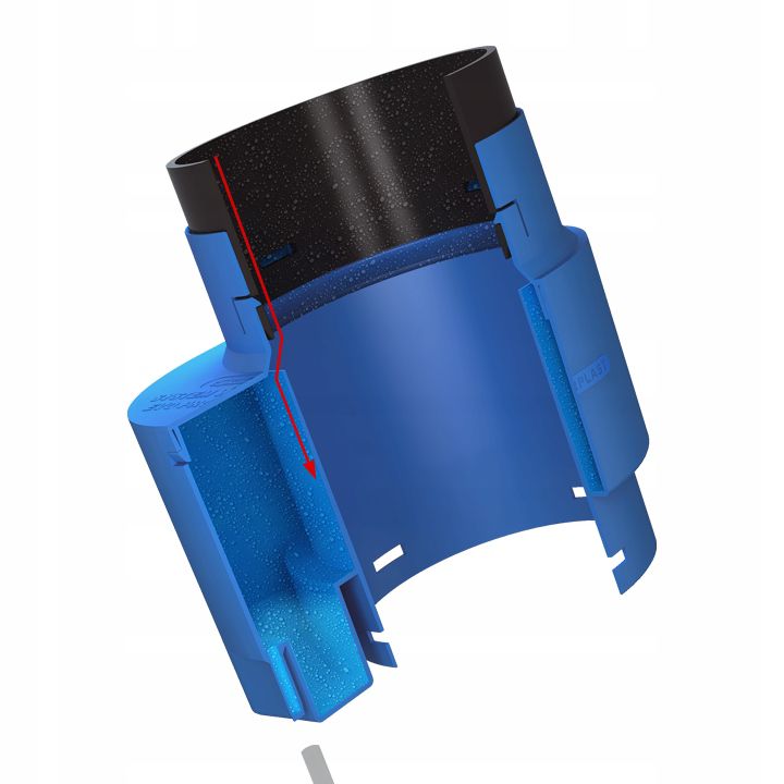 Skraplacz wodny kondensatu WIRPLAST 150 do systemu EVO PRO WIRPLAST duży zbiornik 1szt.