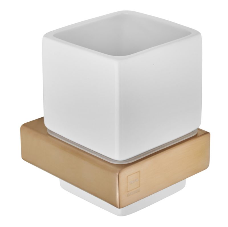 Kubek ceramiczny Teka Formentera biały/brązowy 10 cm montaż ścienny 1 szt.