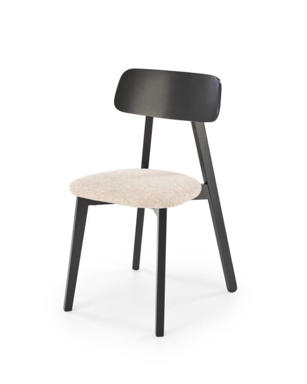 Krzesło Halmar HYLO czarne/beżowe 1 szt
