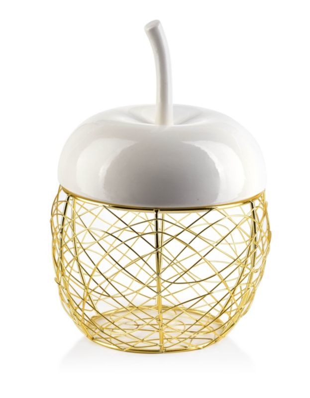 Kosz MONDEX APPLE 16 x 17 x 24 cm biały 1 szt.