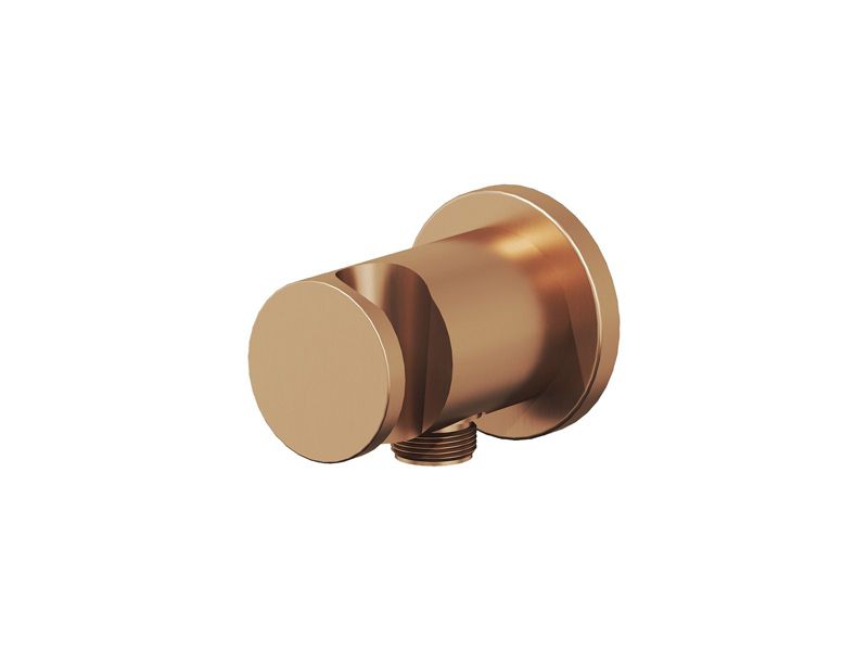 Uchwyt prysznicowy Ravak mosiężny 706.60RGB z podłączeniem do węża szczotkowane różowe złoto 1szt