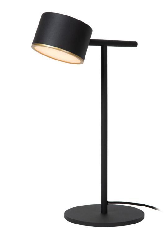 Lampa stołowa Lucide Gian czarny matowy LED 8W 2700K 800lm IP20 wym: 40 x 16 x 24.5 cm metal - 1 szt.