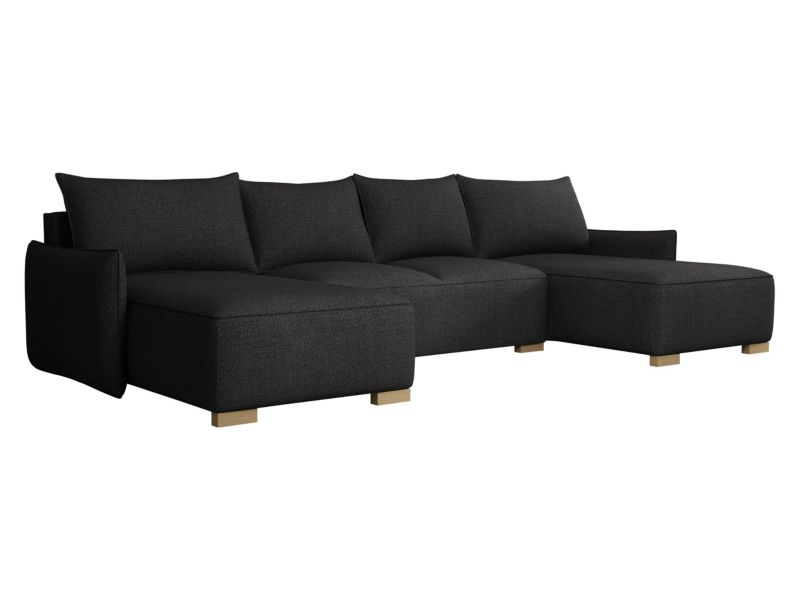 Narożnik z funkcją spania MIRJAN 24 Focus U grafitowy 1 szt.